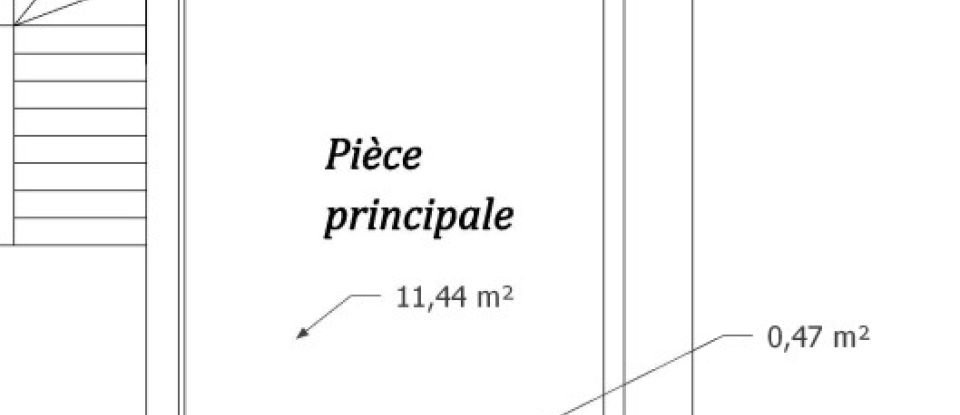 Studio 1 pièce de 15 m² à Fouesnant (29170)