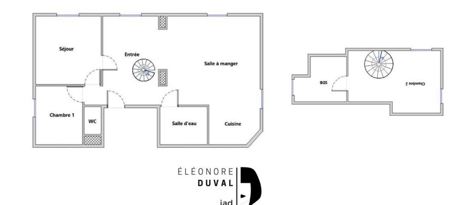 Duplex 4 pièces de 78 m² à Rouen (76100)