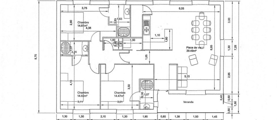 Building in Saint-Jean-de-Braye (45800) of 170 m²