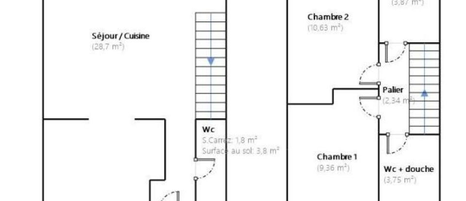 Maison 4 pièces de 90 m² à SAINT-AYGULF (83370)