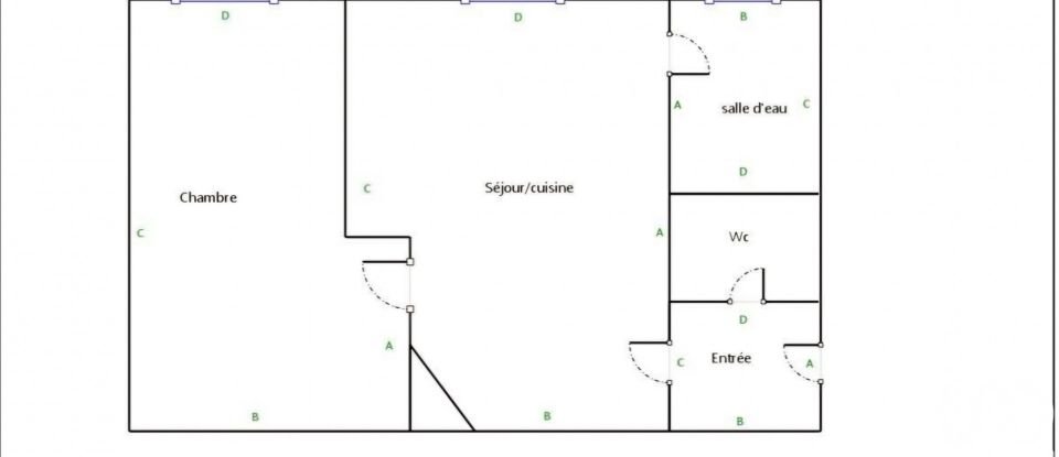 Apartment 2 rooms of 23 m² in Les Pavillons-sous-Bois (93320)