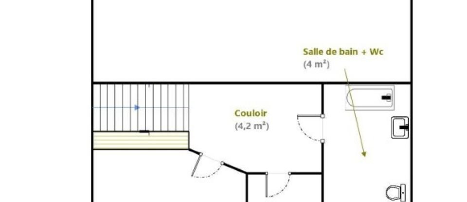 Duplex 4 rooms of 88 m² in Stains (93240)