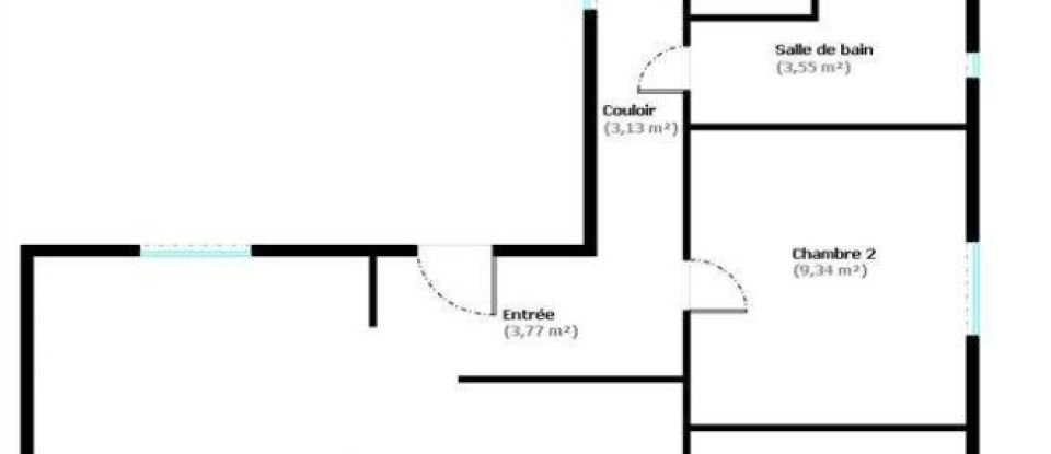 Appartement 4 pièces de 61 m² à Tarbes (65000)