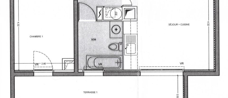 Appartement 2 pièces de 38 m² à La Seyne-sur-Mer (83500)