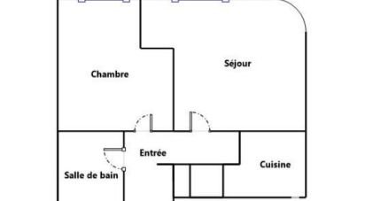 Apartment 2 rooms of 38 m² in Suresnes (92150)