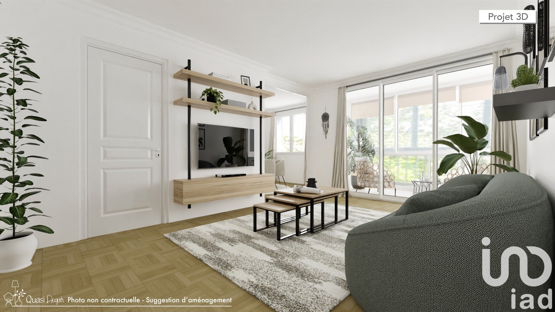 Appartement a louer saint-cloud - 3 pièce(s) - 63 m2 - Surfyn