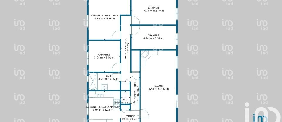 Maison traditionnelle 6 pièces de 100 m² à Briis-sous-Forges (91640)