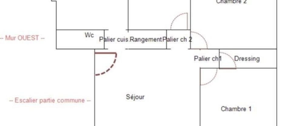 Apartment 4 rooms of 52 m² in Château-Thierry (02400)