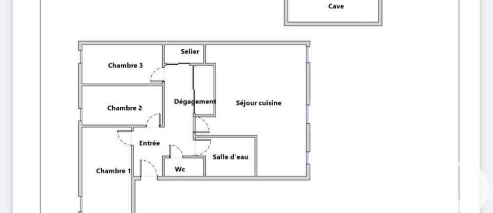 Apartment 5 rooms of 80 m² in Valenton (94460)