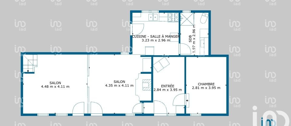 Maison 4 pièces de 70 m² à La Noë-Poulain (27560)