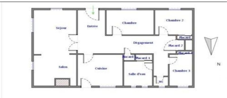 House 4 rooms of 112 m² in Chis (65800)