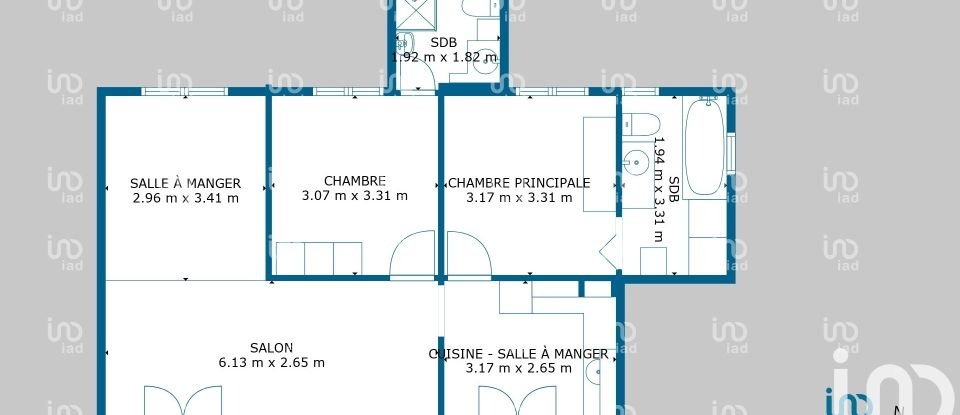 Maison 3 pièces de 64 m² à Mayres (07330)