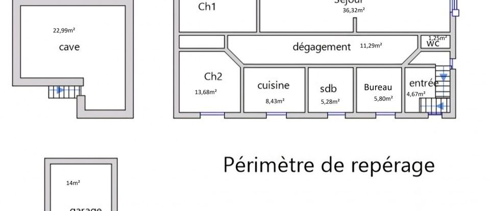 Appartement 4 pièces de 103 m² à Tarbes (65000)