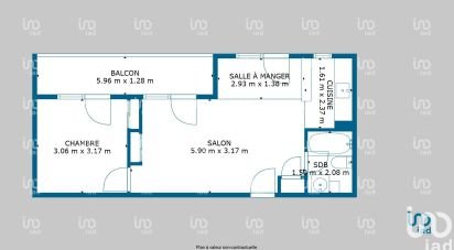 Appartement 2 pièces de 37 m² à Savigny-sur-Orge (91600)