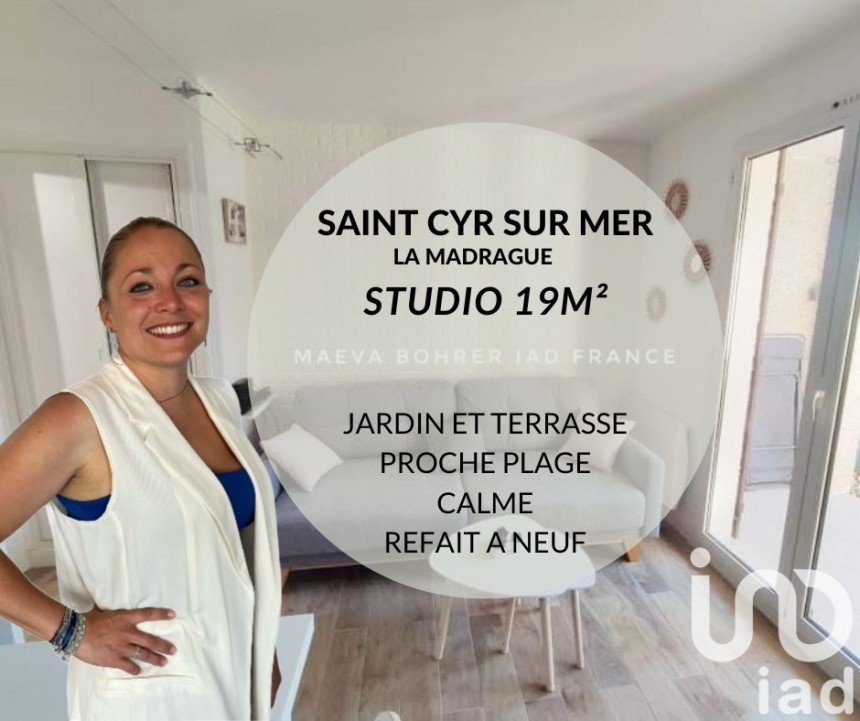 Appartement 1 pièce de 19 m² à Saint-Cyr-sur-Mer (83270)