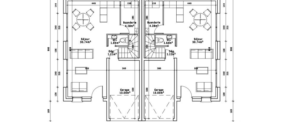 Traditional house 4 rooms of 82 m² in Tacoignières (78910)