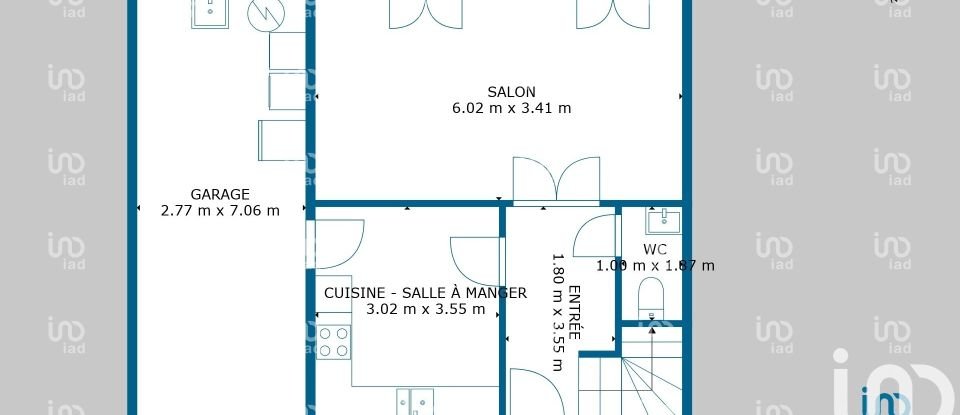 Maison de ville 5 pièces de 95 m² à Lormont (33310)