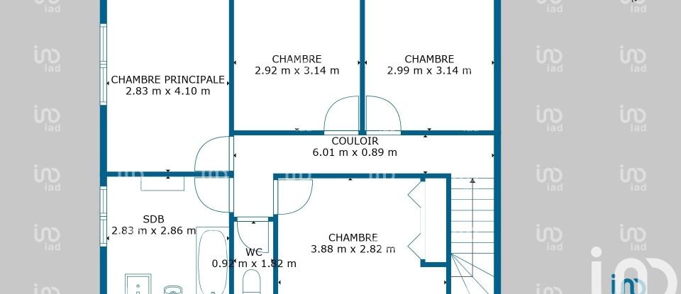 Maison de ville 5 pièces de 95 m² à Lormont (33310)