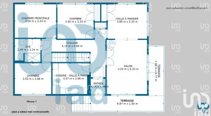 Maison traditionnelle 7 pièces de 130 m² à Pelousey (25170)