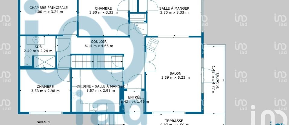 Maison traditionnelle 7 pièces de 130 m² à Pelousey (25170)