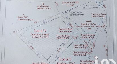 Terrain de 1 569 m² à Razès (87640)