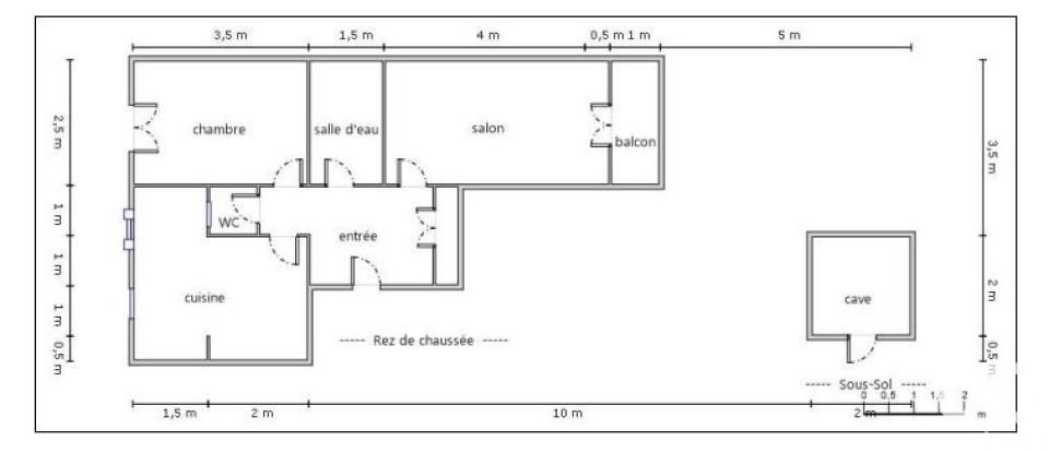 Appartement 2 pièces de 41 m² à Marseille (13011)