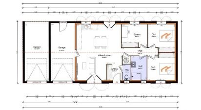 Terrain de 315 m² à Villaudric (31620)