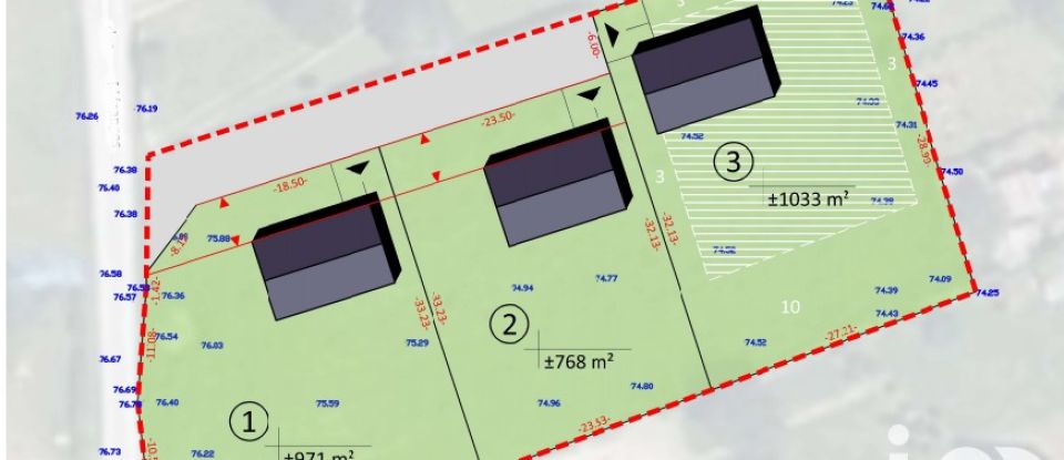 Terrain de 1 035 m² à Plozévet (29710)