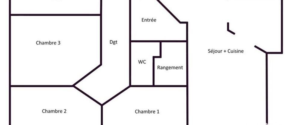 Apartment 4 rooms of 87 m² in Toulouse (31500)