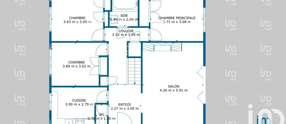 Maison traditionnelle 4 pièces de 85 m² à Verrières-le-Buisson (91370)