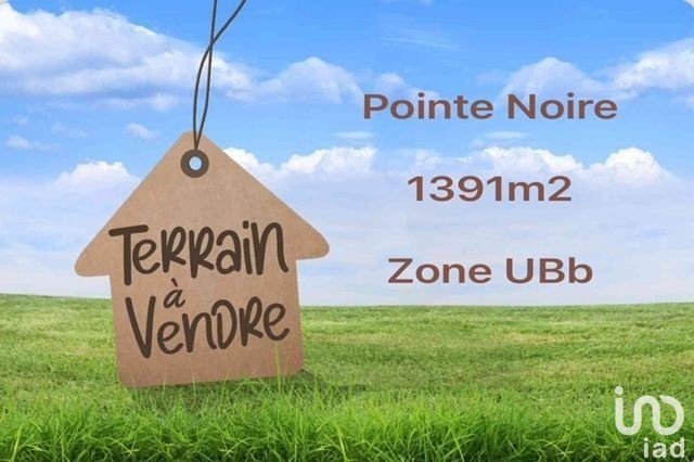 Land of 1,391 m² in Pointe-Noire (97116)