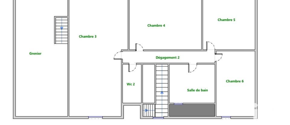 Traditional house 7 rooms of 146 m² in Clohars-Carnoët (29360)