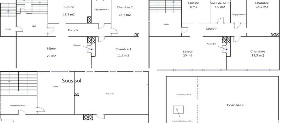 Maison 6 pièces de 142 m² à Francaltroff (57670)