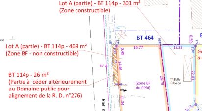 Terrain de 770 m² à Fondettes (37230)