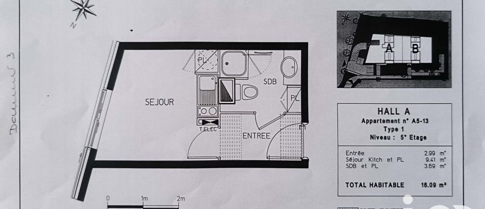 Studio 1 room of 16 m² in Toulouse (31400)