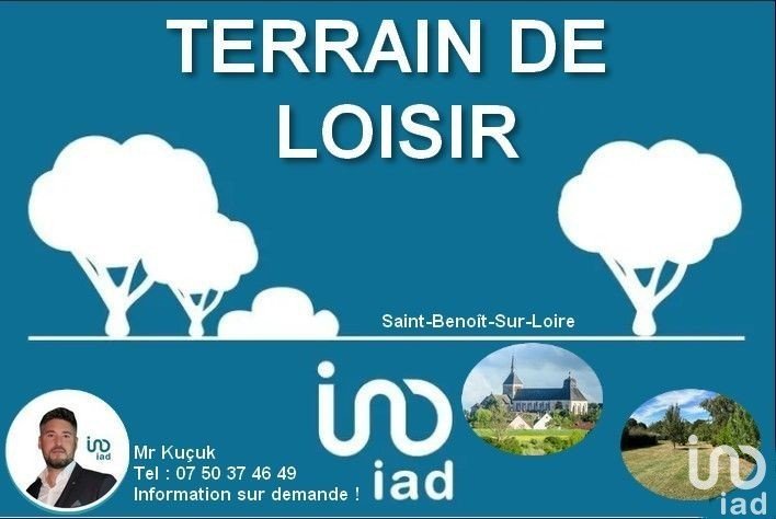 Terrain de 3 300 m² à Saint-Benoît-sur-Loire (45730)