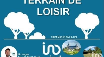 Terrain de 3 300 m² à Saint-Benoît-sur-Loire (45730)