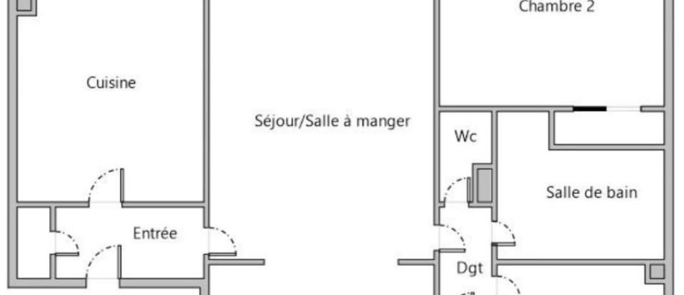 Apartment 4 rooms of 72 m² in Rosny-sous-Bois (93110)