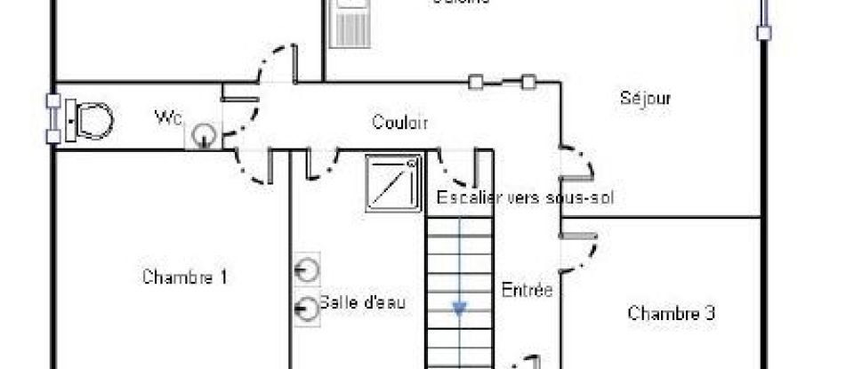 Traditional house 4 rooms of 84 m² in Mouleydier (24520)