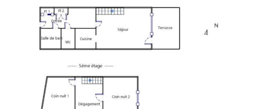 Appartement 3 pièces de 47 m² à LA MONGIE (65200)