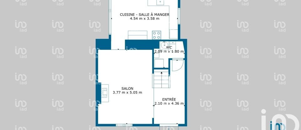 Maison traditionnelle 3 pièces de 81 m² à Melrand (56310)