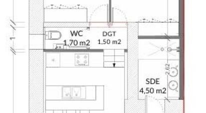 Maison 2 pièces de 61 m² à Bassens (33530)