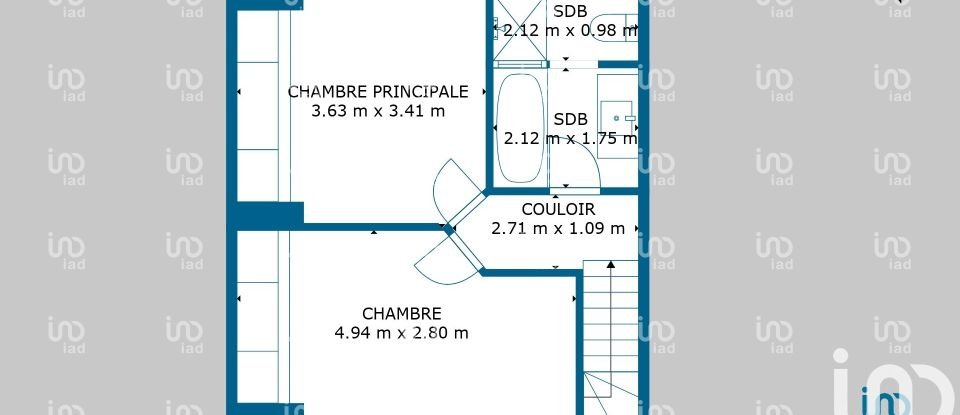 Maison de ville 4 pièces de 62 m² à L'Étang-la-Ville (78620)