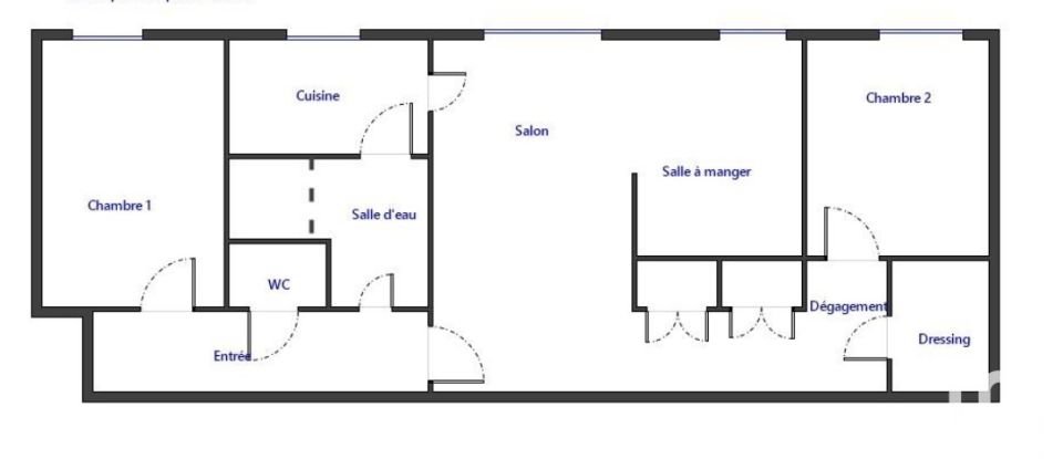 Apartment 4 rooms of 62 m² in Vitry-sur-Seine (94400)