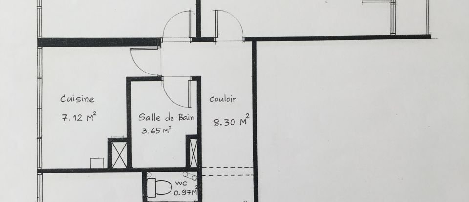 Apartment 3 rooms of 59 m² in Carrières-sur-Seine (78420)