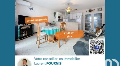 Appartement 2 pièces de 46 m² à Sète (34200)