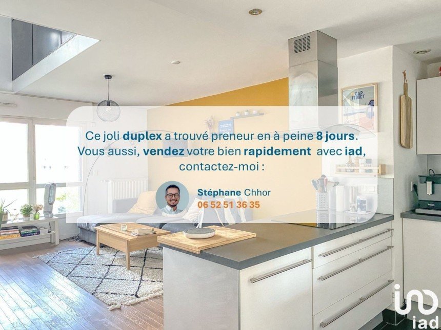 Appartement 2 pièces de 52 m² à Asnières-sur-Seine (92600)