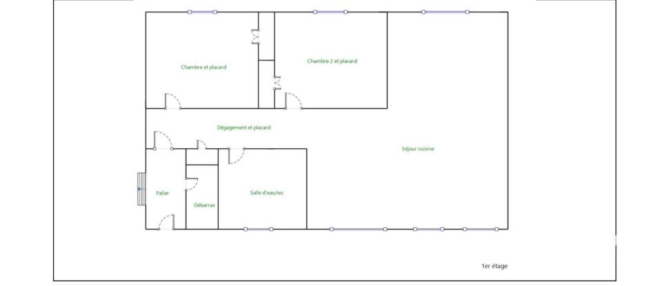 Apartment 3 rooms of 70 m² in Saint-Julien-de-Concelles (44450)