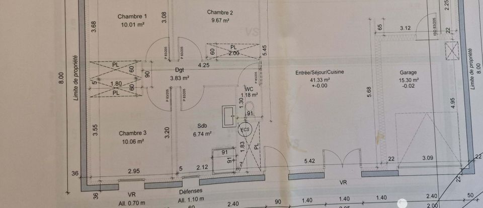 Maison traditionnelle 5 pièces de 98 m² à Chapelle-Viviers (86300)