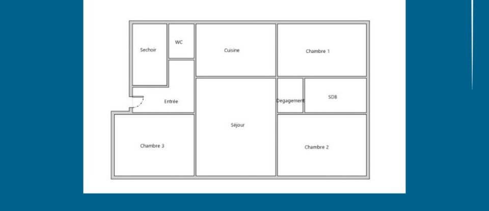 Appartement 4 pièces de 89 m² à Rouen (76000)